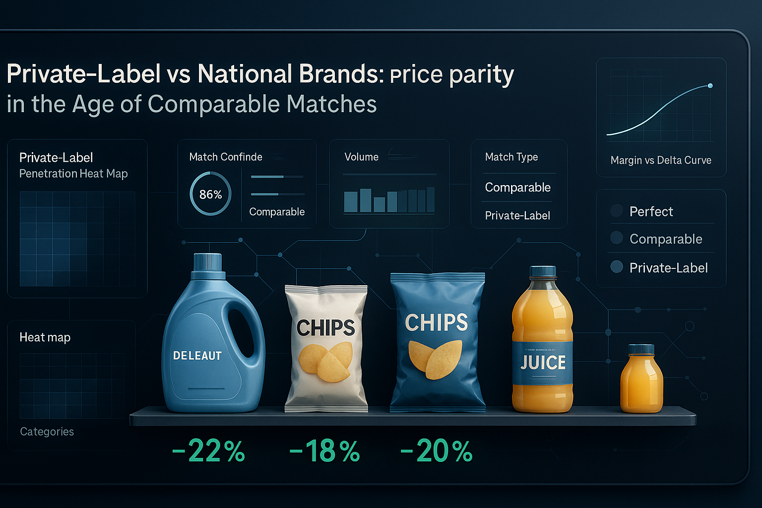 Private-Label vs National Brands: Price Parity in the Age of Comparable Matches